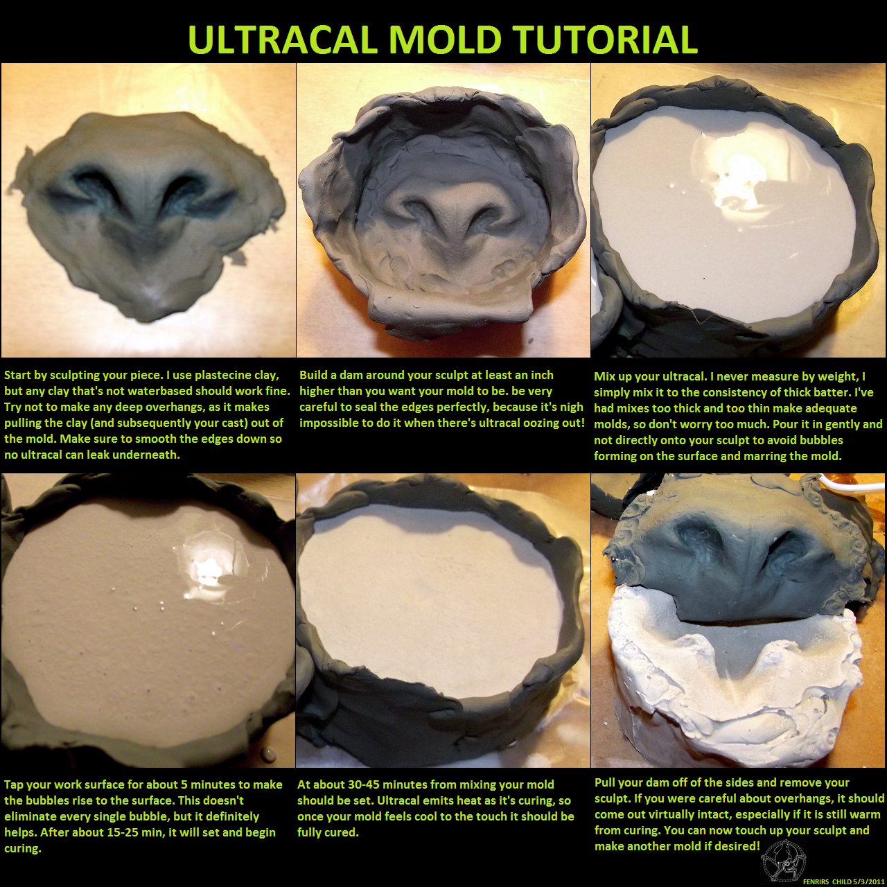 Ultracal mold tutorial