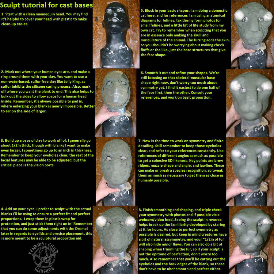 Sculpt tutorial for cast bases by fenrirschild
