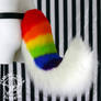 Rainbow husky/malamute tail (3-4 view)