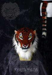 'Nirvana' Sumatran tiger head and tail AUCTION