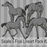 Sealle's Foal Lineart Pack #2