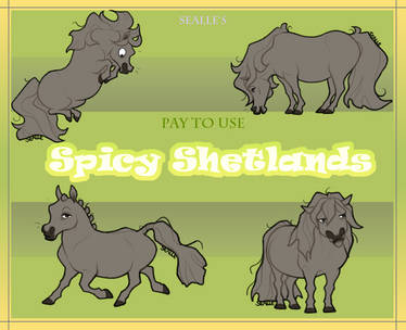 Sealle's Spicy Shetlands Lineart