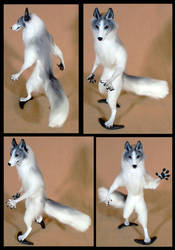 Marble Fox OOAK Doll: For sale