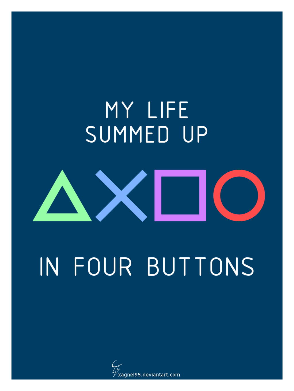 Life In Four Buttons' - PlayStation Xagnel95 DeviantArt