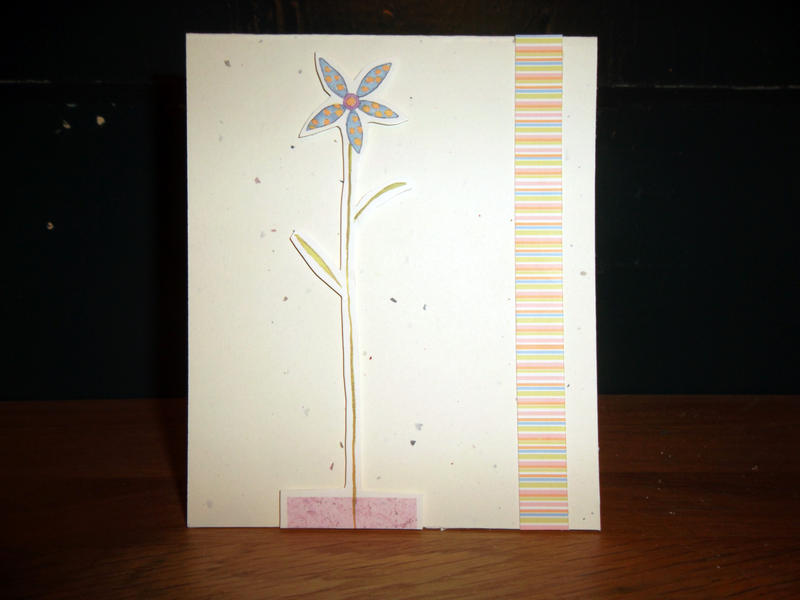 Perky Blossom Birthday Card