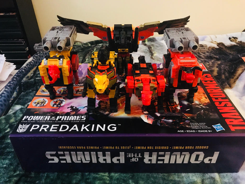 Tf PotP Predaking separated Beast modes by jirakadarbu on DeviantArt