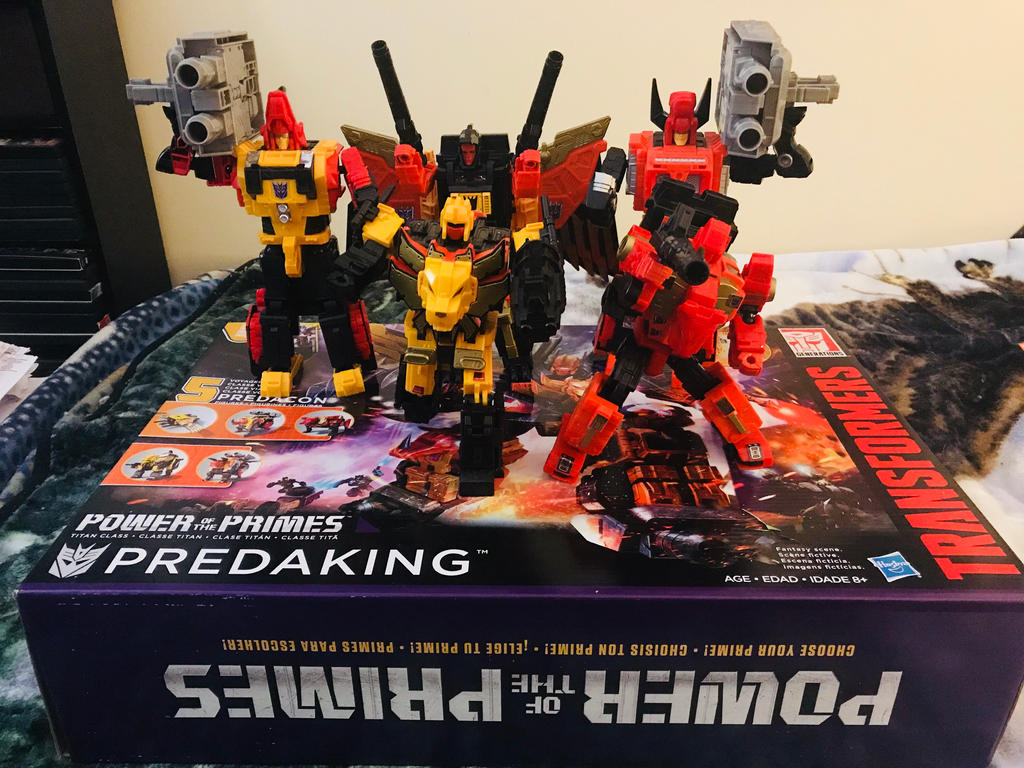 Tf PotP Predaking separate robot modes by jirakadarbu on DeviantArt