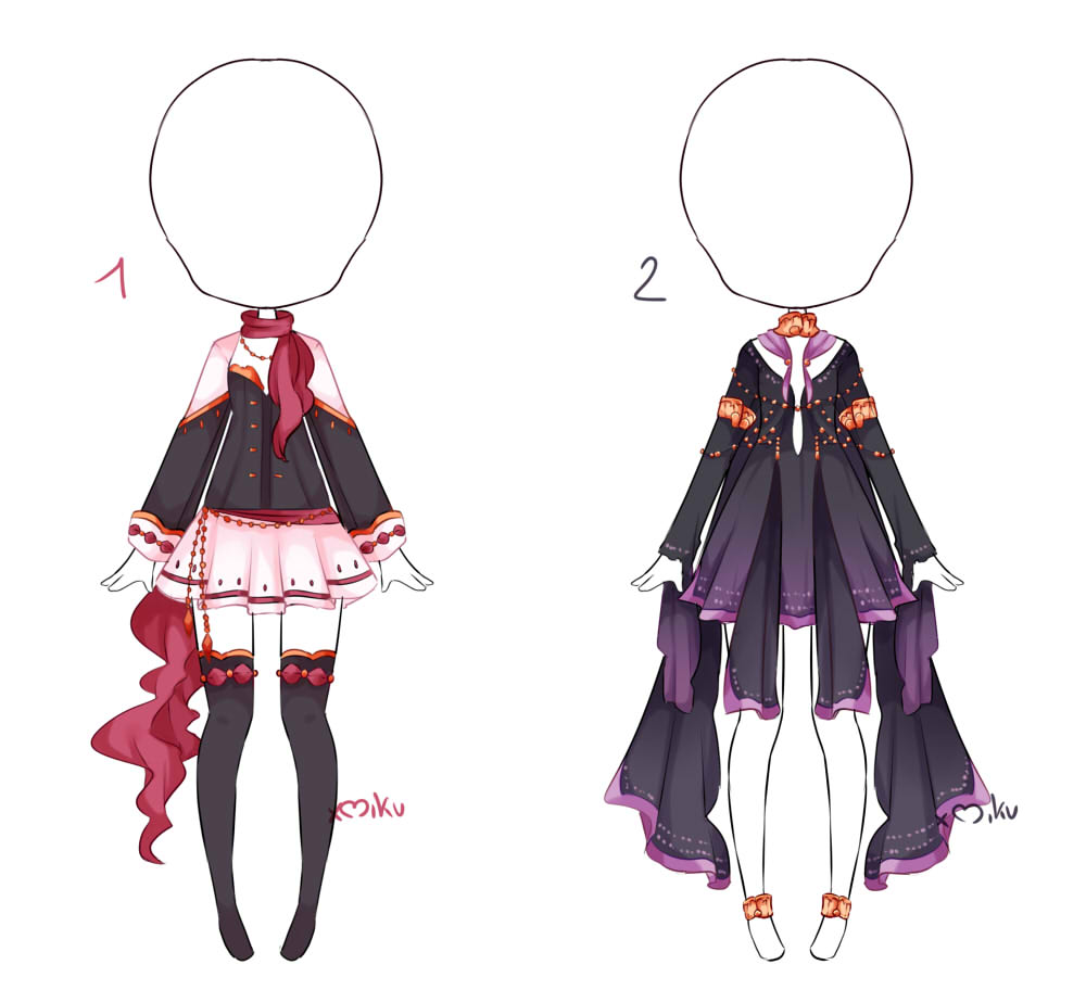 Clothes Designs 2 by xMidnight-Dream13x on DeviantArt