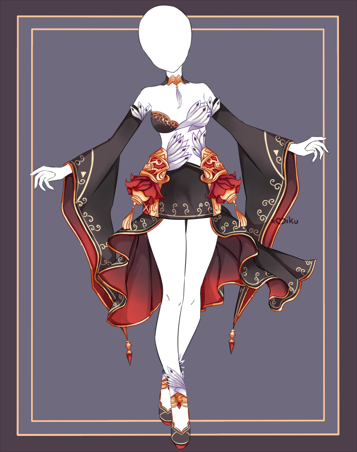 {Closed} Auction Outfit 572 + lineart by xMikuChuu on DeviantArt