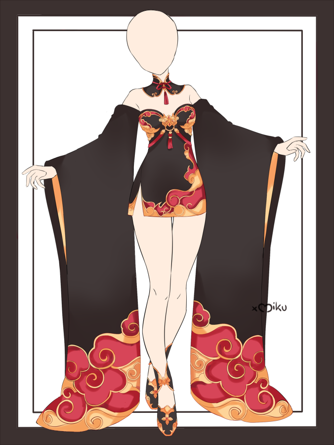 {Closed} Auction Outfit 635 + lineart by xMikuChuu on DeviantArt