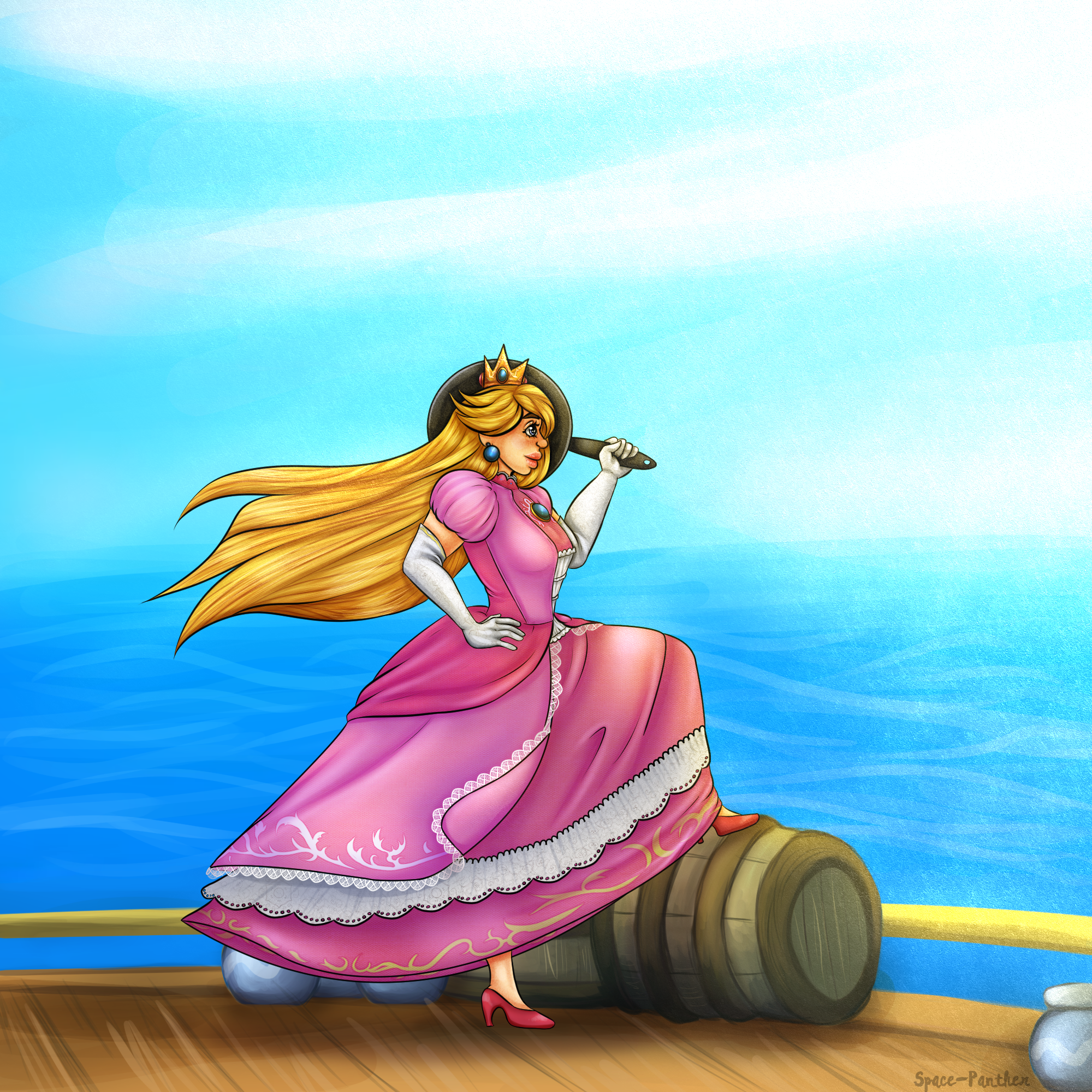 Princess Peach on the High Seas