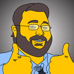 The Simpsons Style Vector Portrait