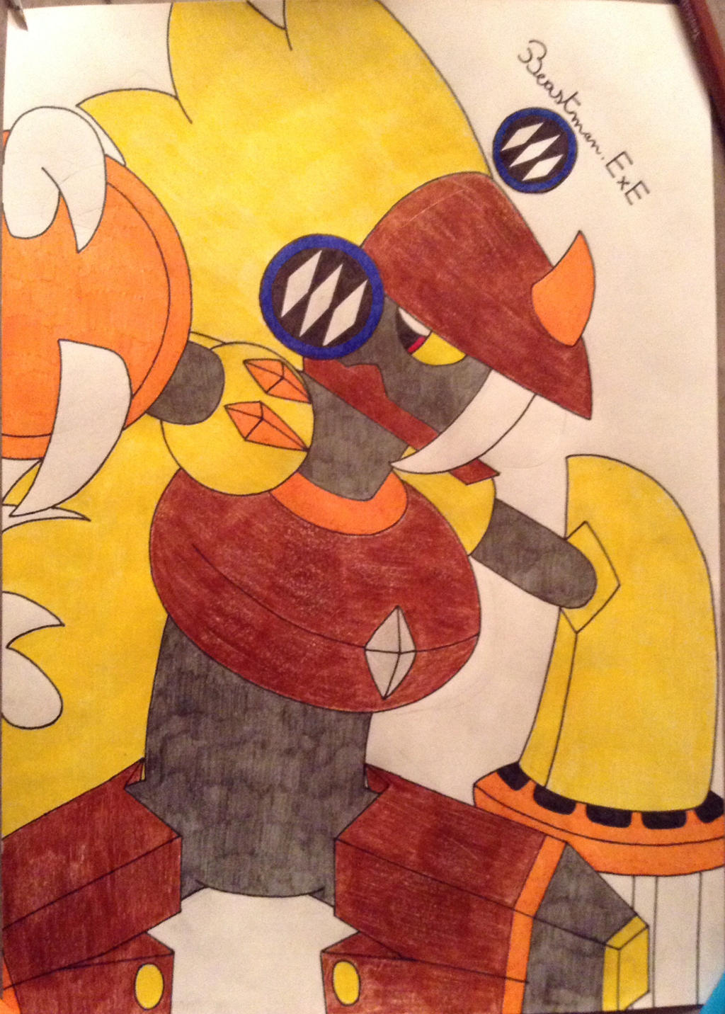 Megaman battle network:BeastMan/SavageMan.EXE by axelkoopa2 on DeviantArt