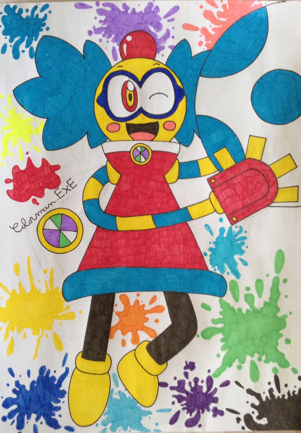 Megaman battle network:Colorman/Wackoman.Exe by axelkoopa2 on DeviantArt