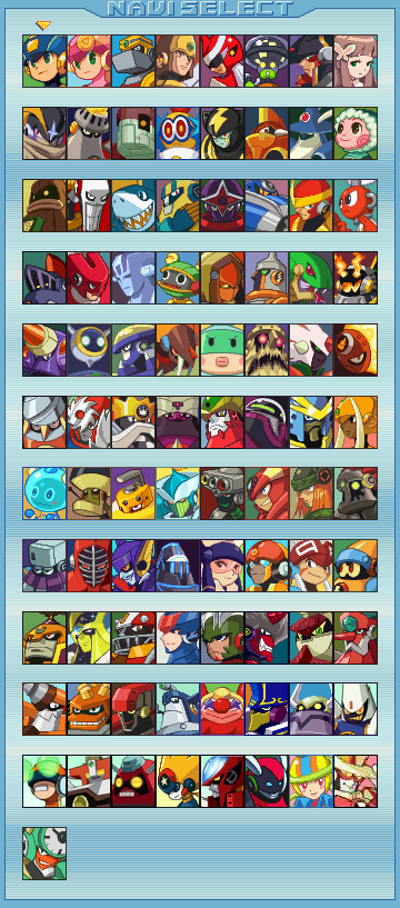 Select your NetNavi ! by axelkoopa2 on DeviantArt