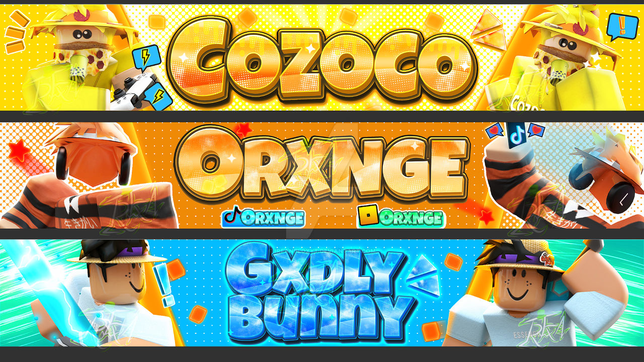 Roblox YouTube Banners by IrfanBloxYT on DeviantArt