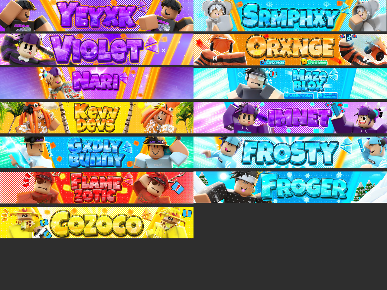 Banners by IrfanBloxYT on DeviantArt