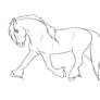 .Running Stallion Lineart.