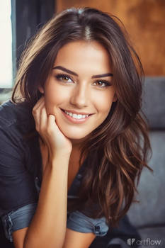 Smiling Brunette Girl 5