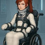 Human Sarah Kerrigan in a Wheelchair
