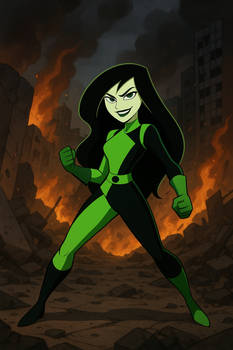 Shego wreaking chaos