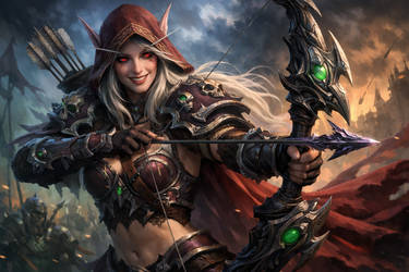 Sylvanas Windrunner from Warcraft