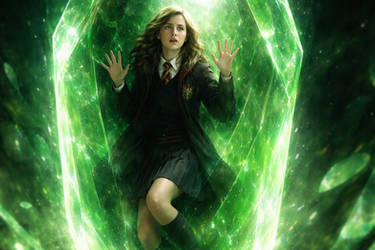 Hermione Granger Trapped Inside a Crystal