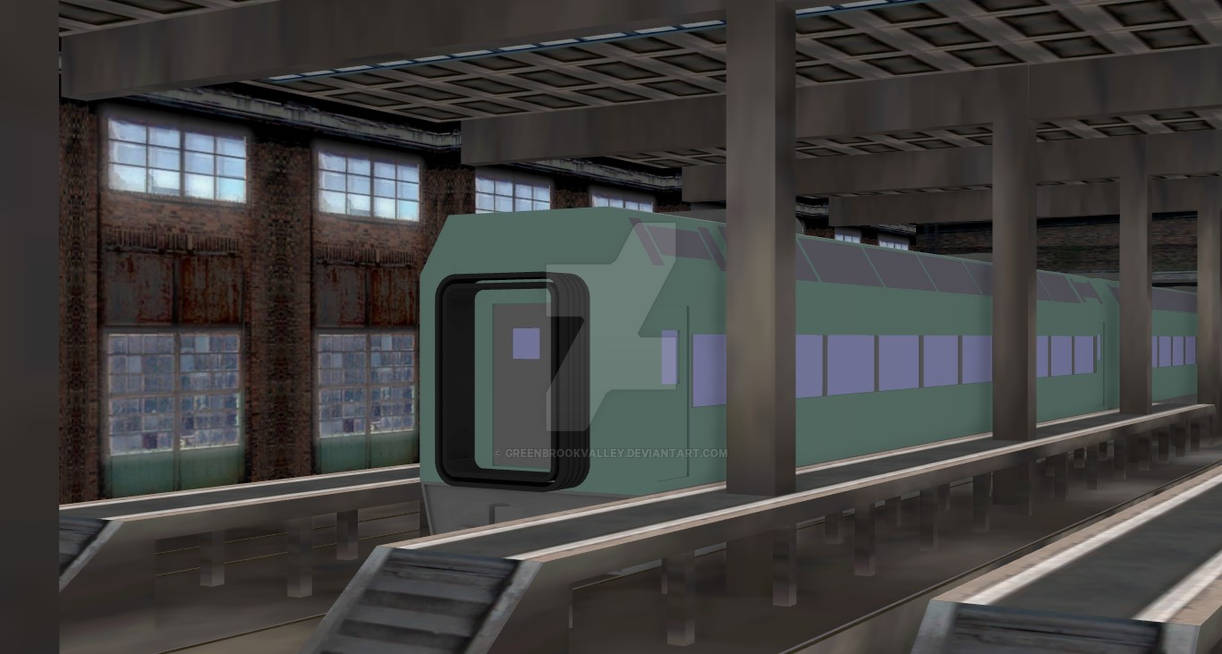13151 Train Coach Rack Deep In The Coach Racks by GreenbrookValley on DeviantArt
