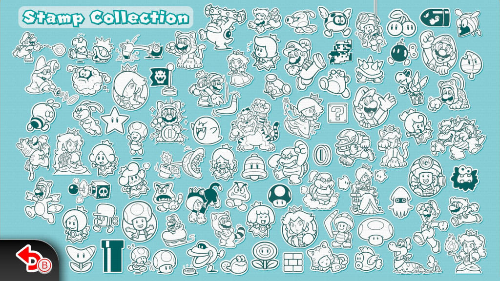 Super Mario 3d World 5 4 Stamp My Super Mario 3D World Stamp Collection by Mircrosoft18 on DeviantArt