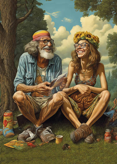 Hippies in Love