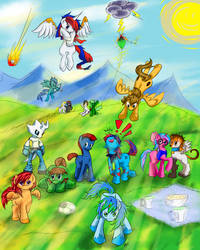 pony poster. brony show people :)