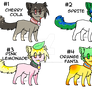 Soda-Themed Cat Adoptables