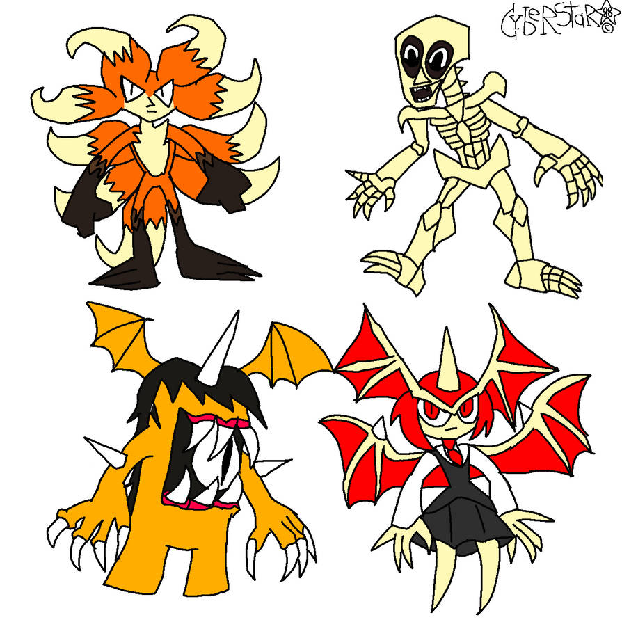 Monster team(ocs) by cyberstar88 on DeviantArt