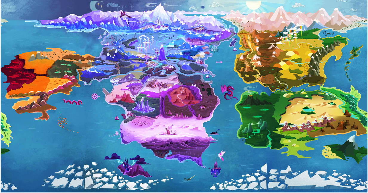 Mlp Mod Map Map of Equestria: UPDATE by vio-mlp-creator on DeviantArt