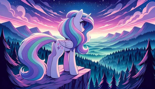 Contemplations Atop the Twilight Vista