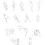 Female Poses - 9 individual - 5 action