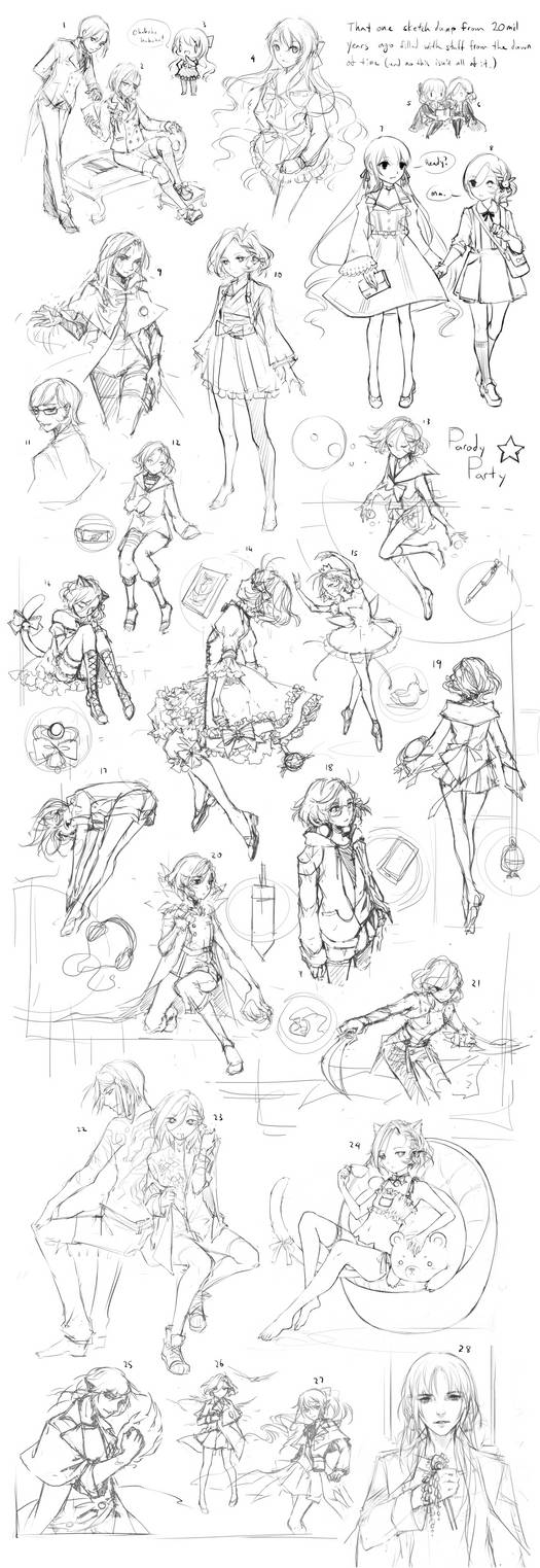 {PR} - Sketch Dump From Hell 3 by Nyanfood