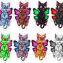 Butterfly Cat Quads for Pet Adoptables