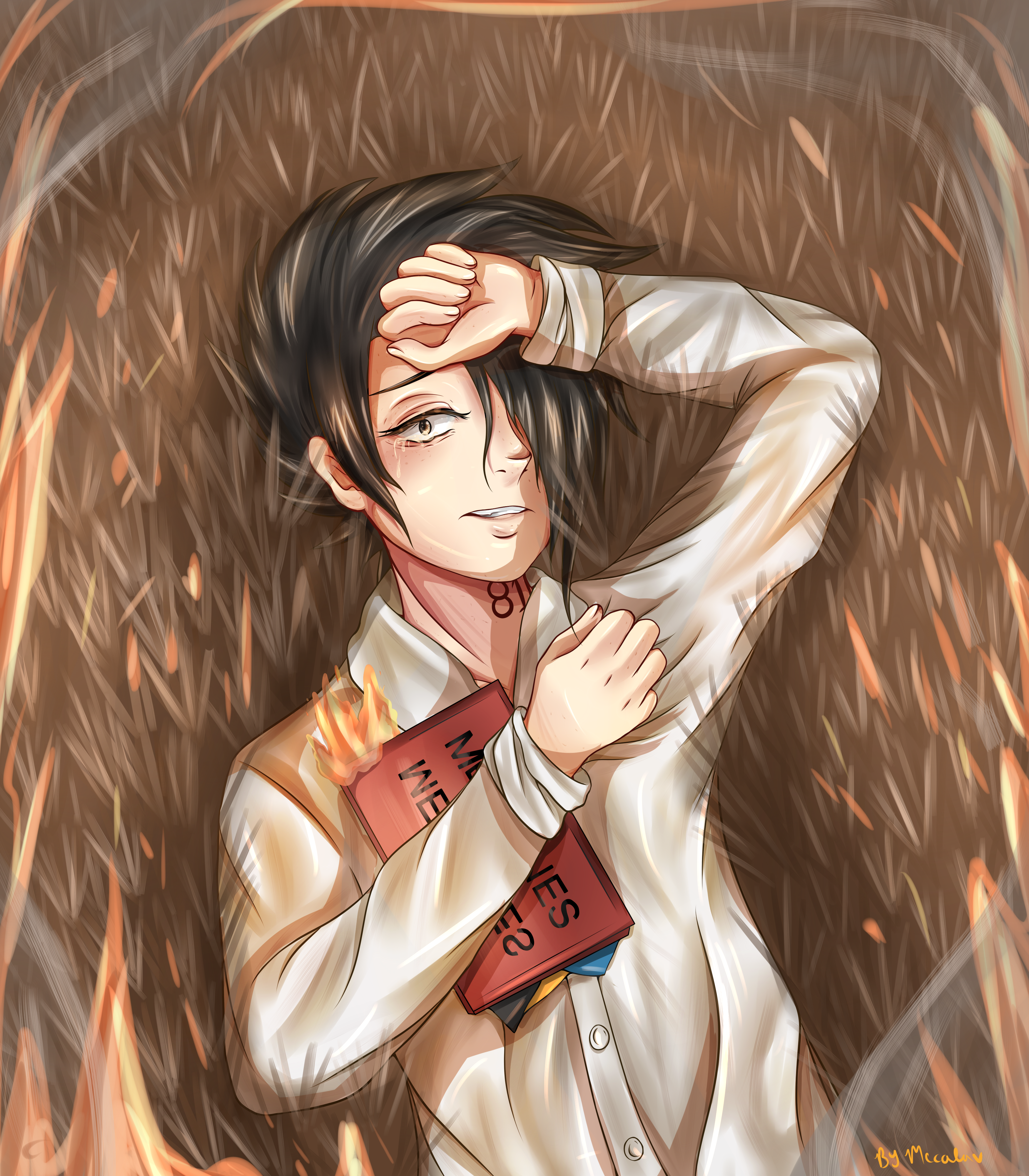 Ray from The Promised Neverland FanArt by me by artsybyb on DeviantArt