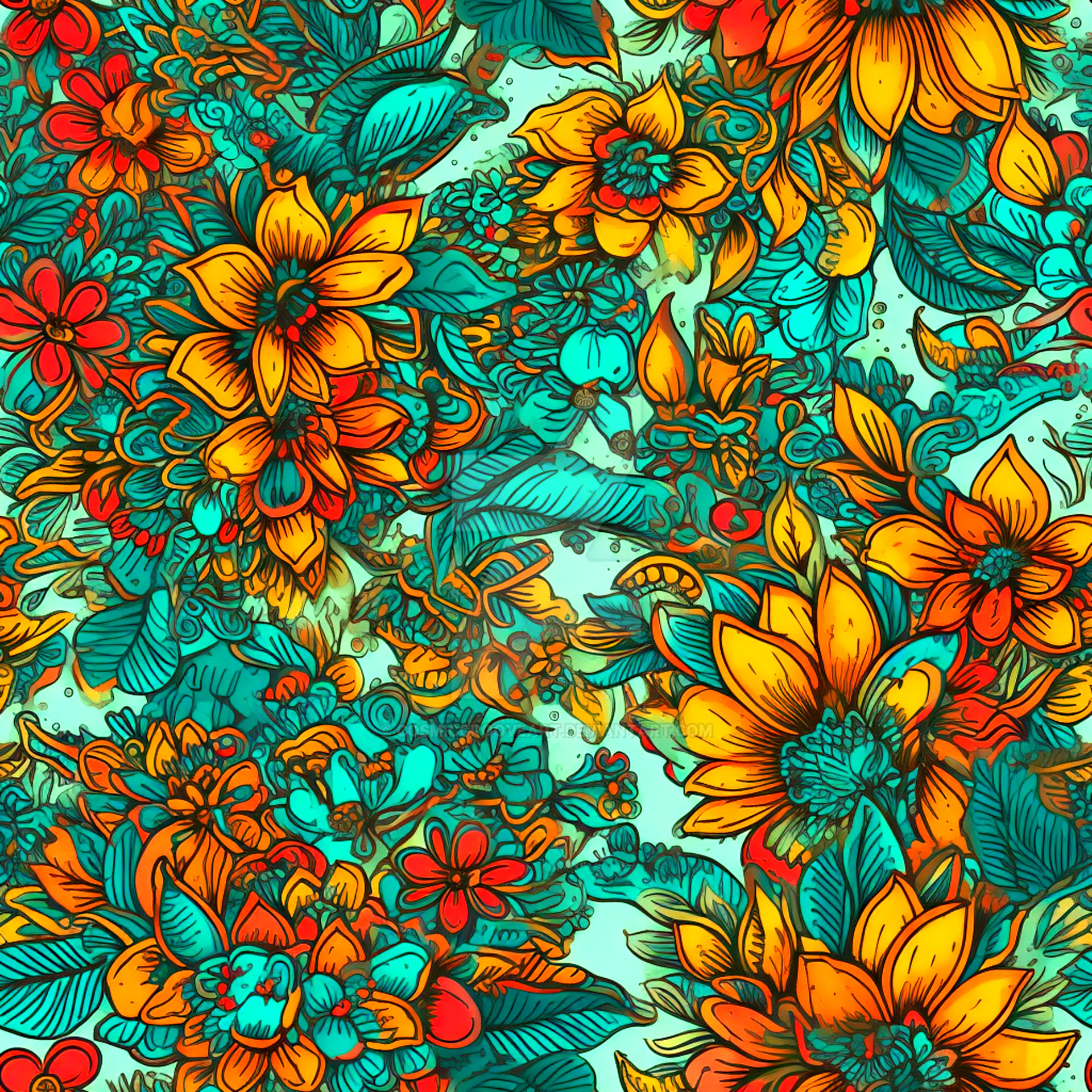 Acid Pattern Paper acid colours seamless pattern design by cosmicgrooveart on DeviantArt