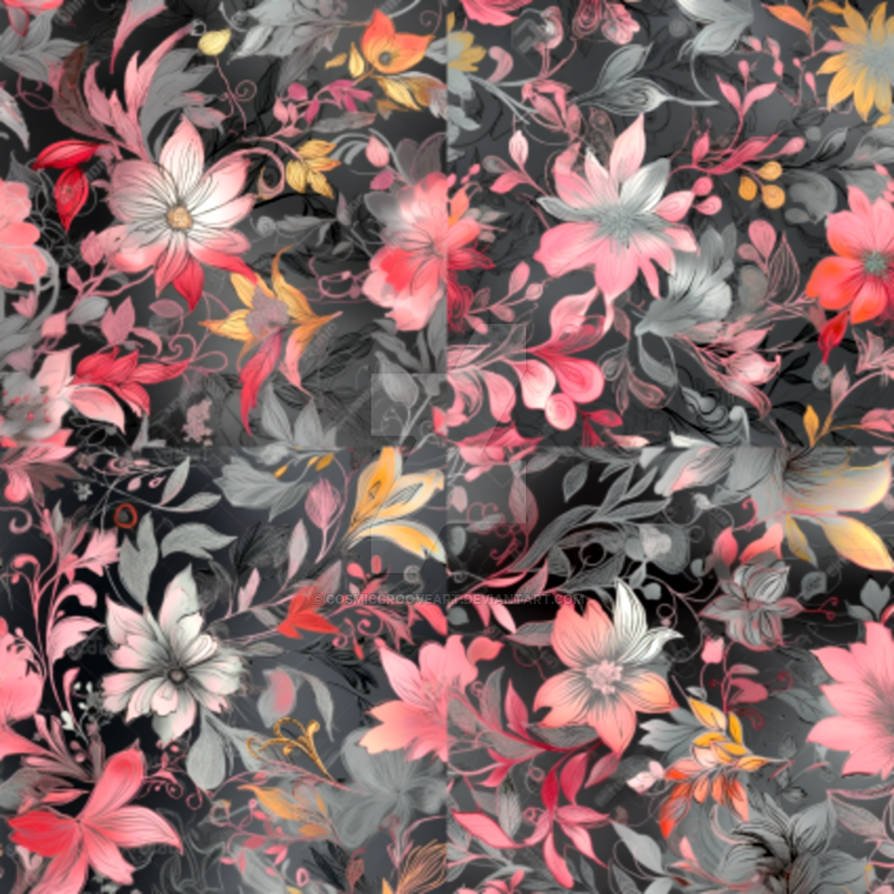seamless pattern by cosmicgrooveart on DeviantArt