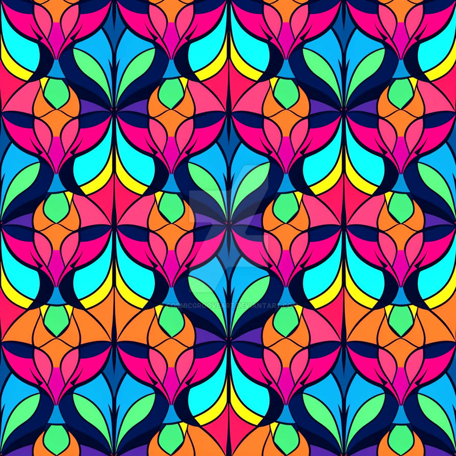 seamless pattern by cosmicgrooveart on DeviantArt