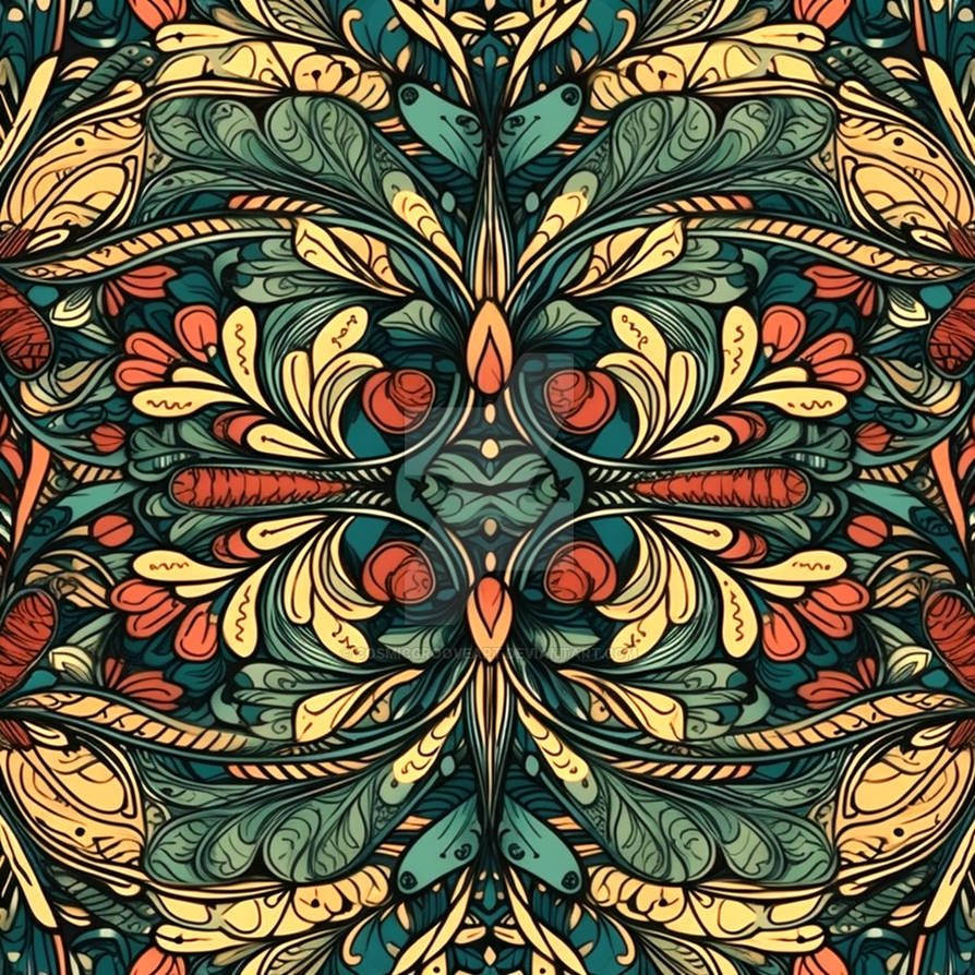 seamless pattern by cosmicgrooveart on DeviantArt