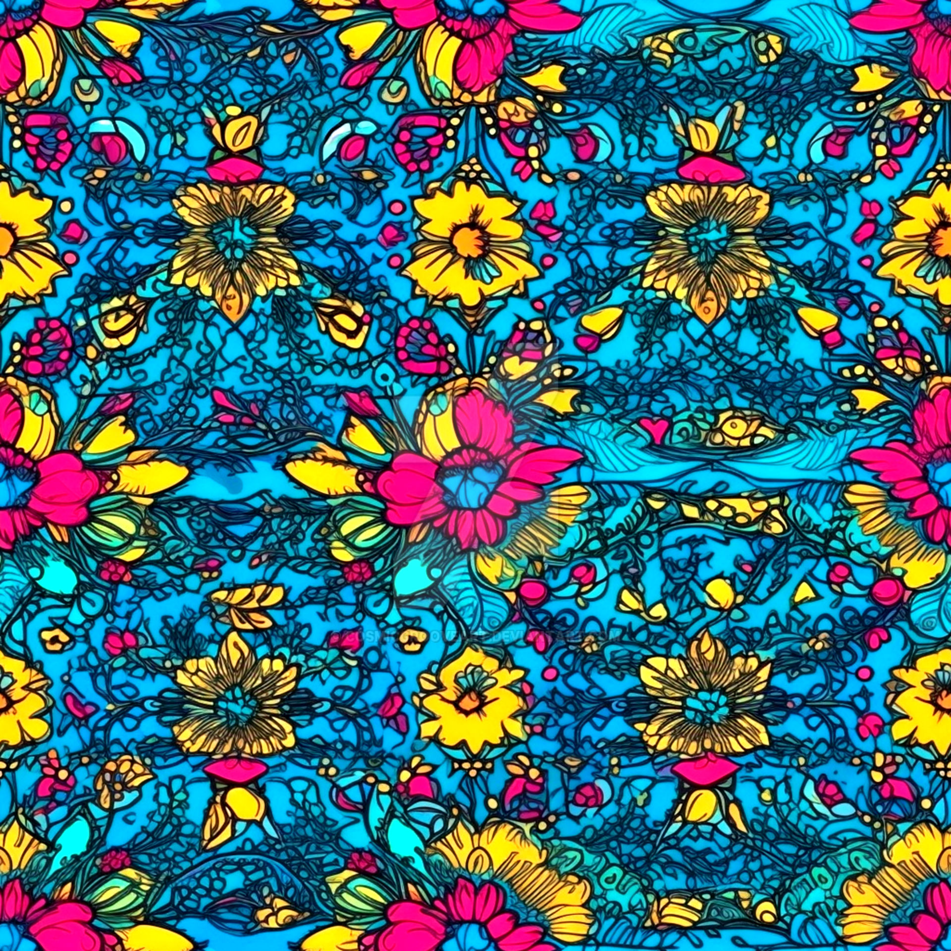 seamless pattern by cosmicgrooveart on DeviantArt