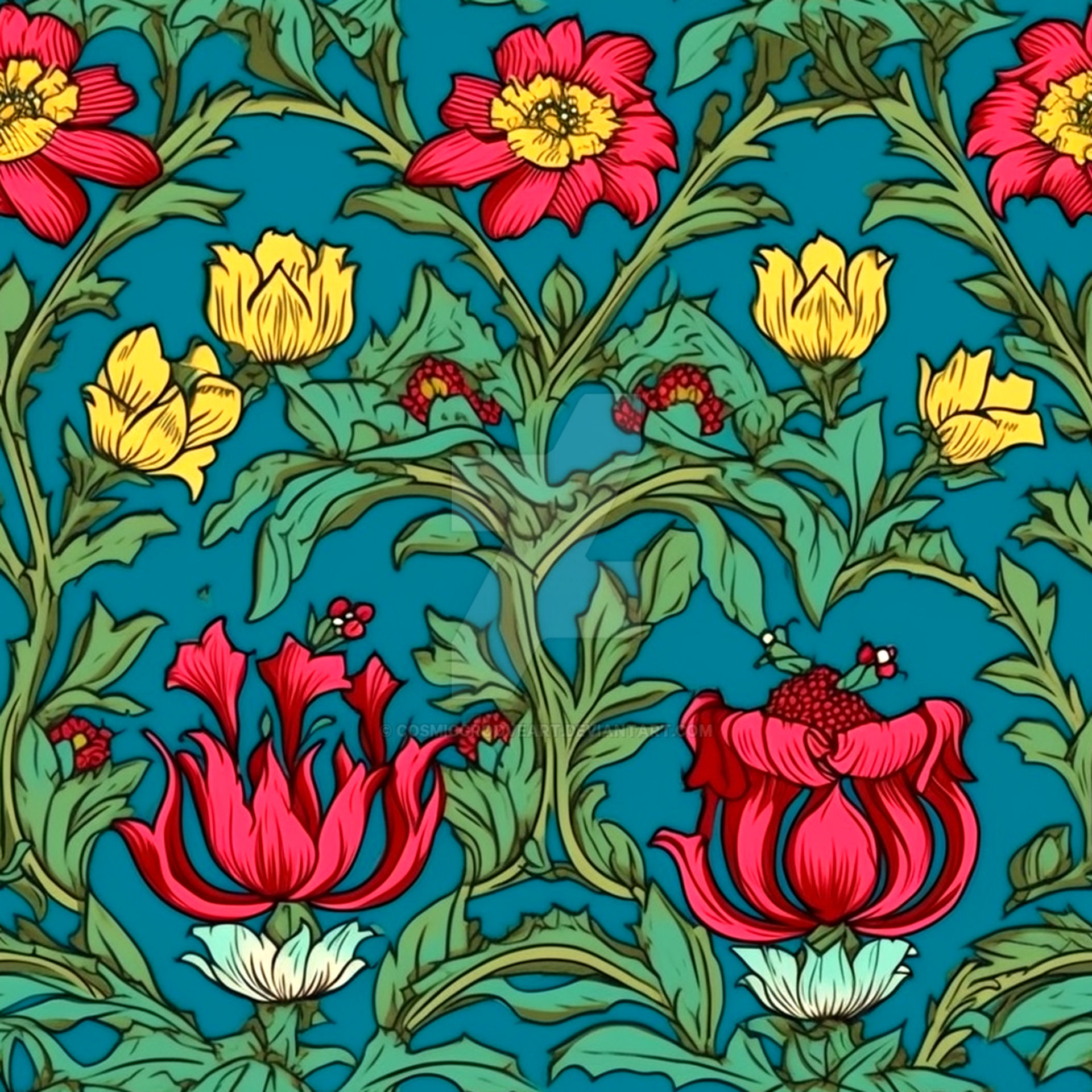 seamless pattern by cosmicgrooveart on DeviantArt