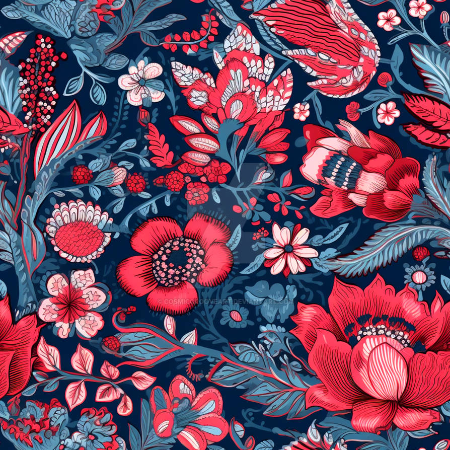 seamless pattern by cosmicgrooveart on DeviantArt