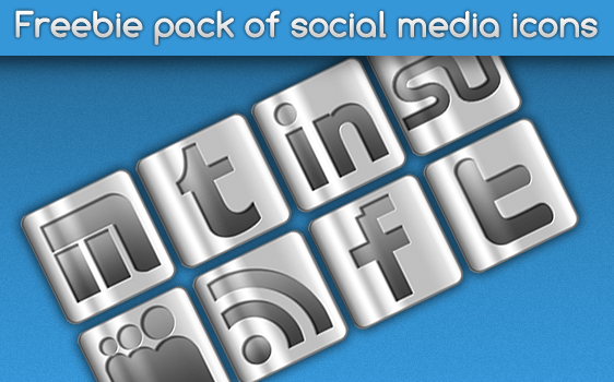 Metal Media Social Icons