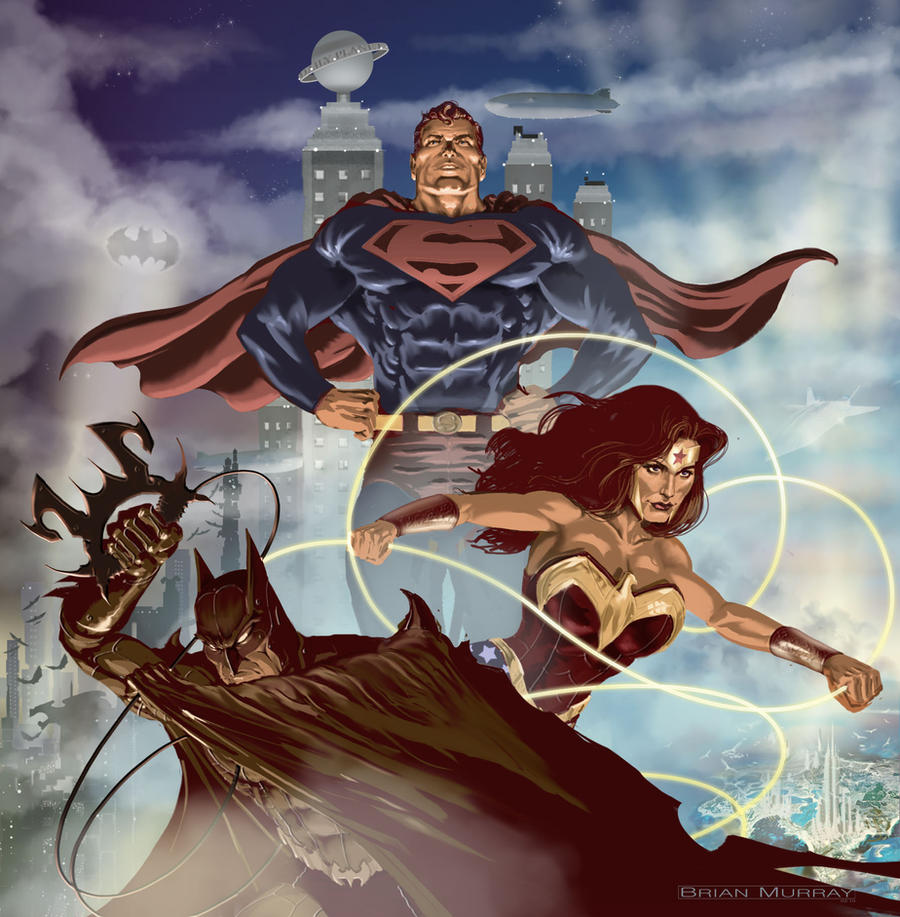 Dc Trinity Character DC Trinity by Adobewan on DeviantArt