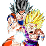 Goku e Gohan Render