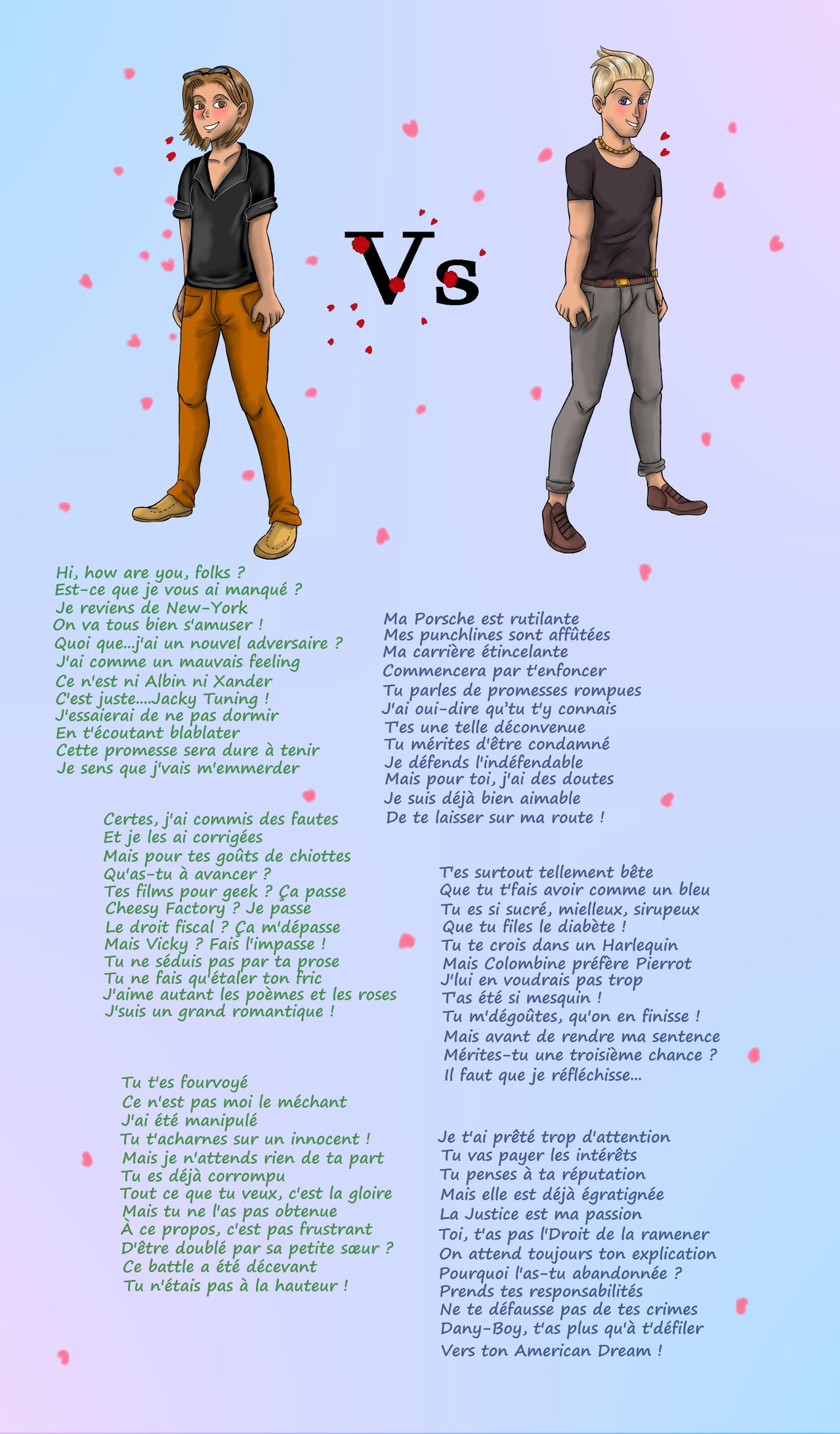 nombrils_rap_battle___dan_vs_james_by_campanita42_ddsqu0r-fullview.jpg?token=eyJ0eXAiOiJKV1QiLCJhbGciOiJIUzI1NiJ9.eyJzdWIiOiJ1cm46YXBwOjdlMGQxODg5ODIyNjQzNzNhNWYwZDQxNWVhMGQyNmUwIiwiaXNzIjoidXJuOmFwcDo3ZTBkMTg4OTgyMjY0MzczYTVmMGQ0MTVlYTBkMjZlMCIsIm9iaiI6W1t7ImhlaWdodCI6Ijw9MjE4NSIsInBhdGgiOiJcL2ZcL2Q0ZjViZDQ0LWUxYzQtNDIwNC05NzUxLTRkYjQ4MzI3Y2M2OVwvZGRzcXUwci1lOGI0ZWFkYy1hOTY3LTRjOTYtOTVmMy0wM2VjZTA4MDhhNjguanBnIiwid2lkdGgiOiI8PTEyODAifV1dLCJhdWQiOlsidXJuOnNlcnZpY2U6aW1hZ2Uub3BlcmF0aW9ucyJdfQ.zGQQ_XR3dl2TgN3eIltOlYxcomzEABOkr0PI3ypkP6M